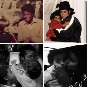 MJ hanging out with kids